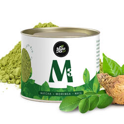 M3 - MATCHA, MORINGA, MACA BIO - puszka upominkowa 40 g
